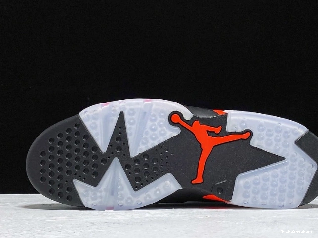 MaikeSneakers OG Infrared Air 6 Jordan Black 384664-060 Retro 0730